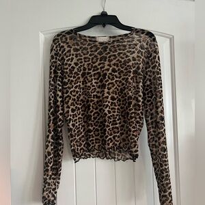 Cheetah Print Under Shirt